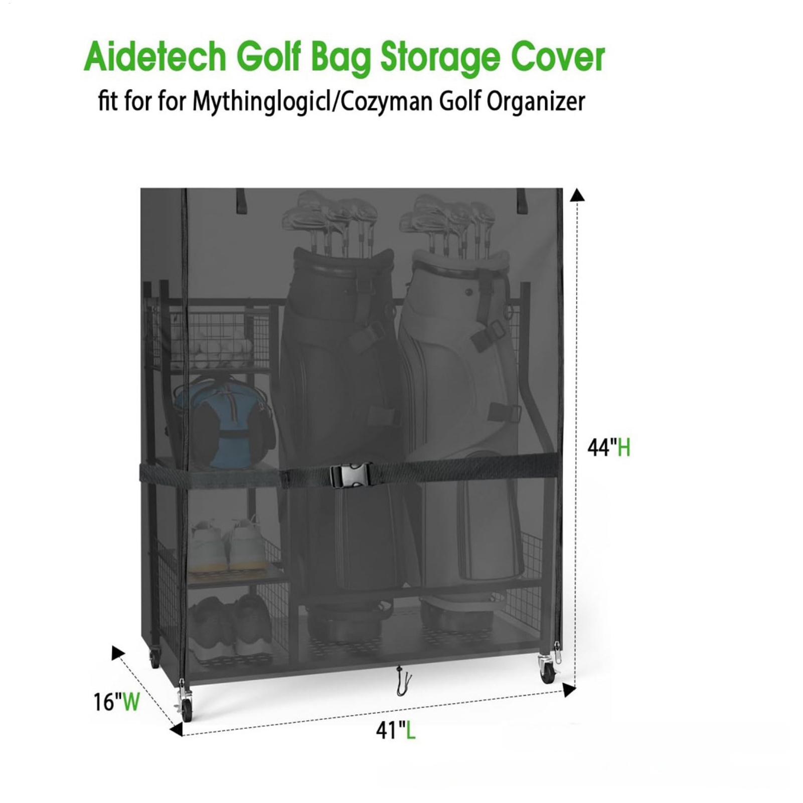 Golf Equipment Garage Organizer - Capas para Suporte de Bolsa de