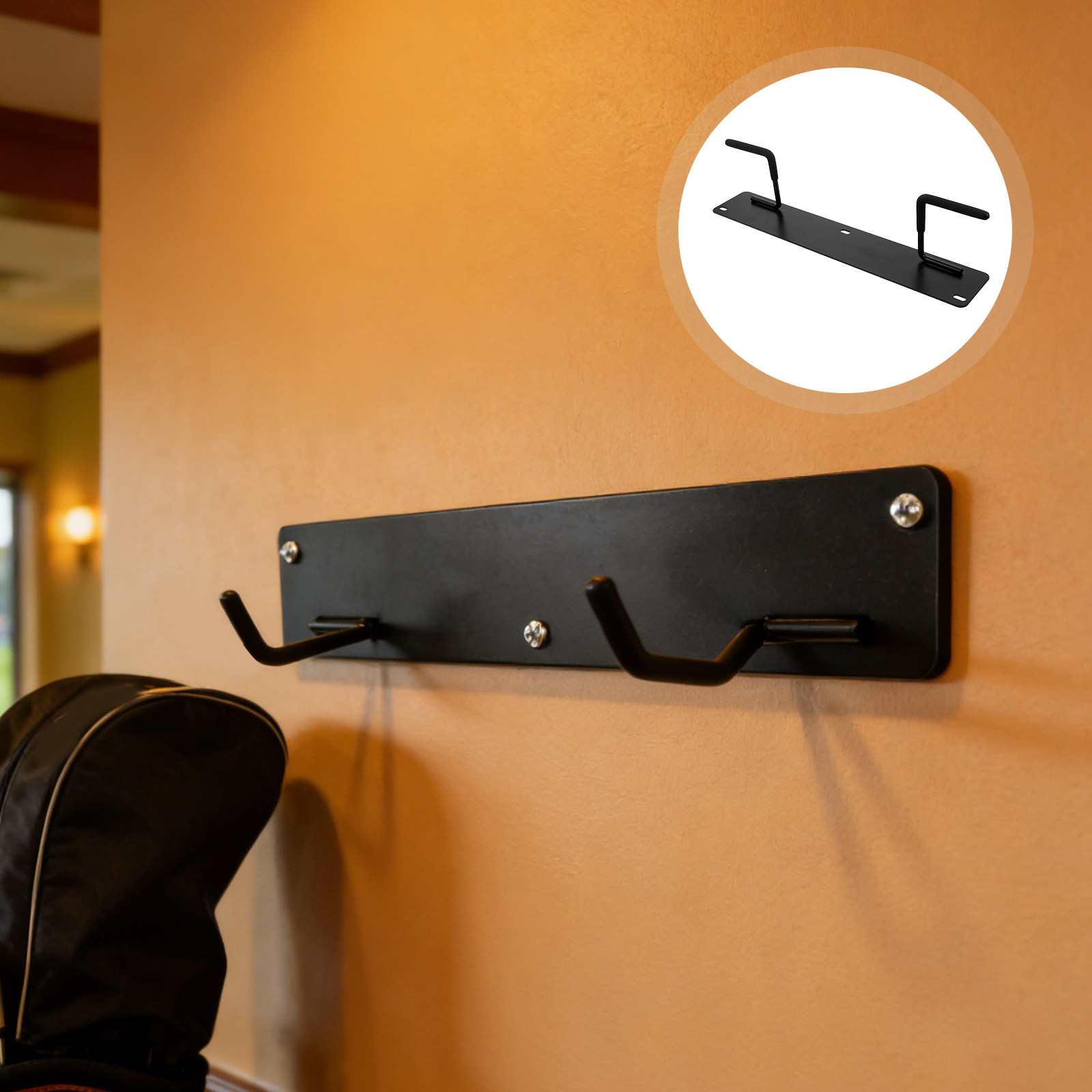 Golf Equipment Garage Organizer - Suporte de parede para guardar sacos