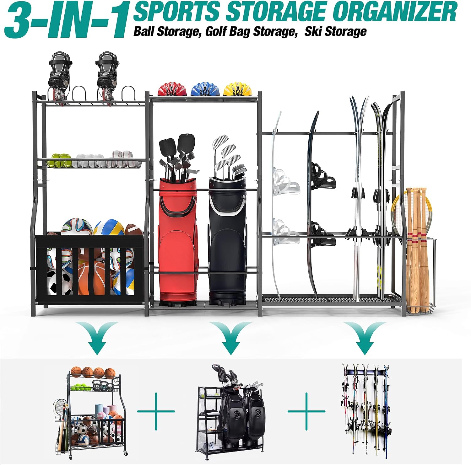 Organizador de Equipamentos Es - Golf Equipment Garage Organizer avaliação e preço