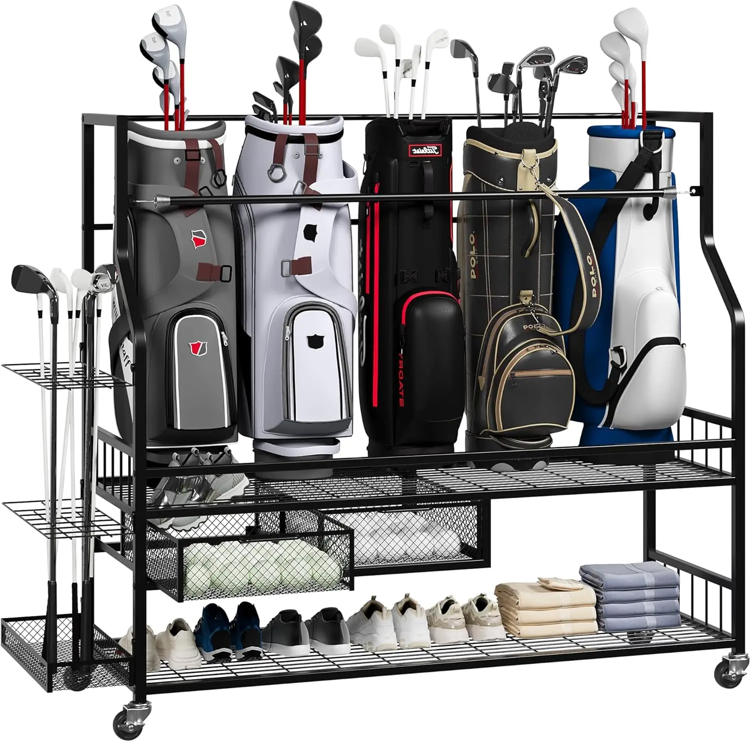 Prateleira de Armazenamento Mu - Golf Equipment Garage Organizer avaliação e preço