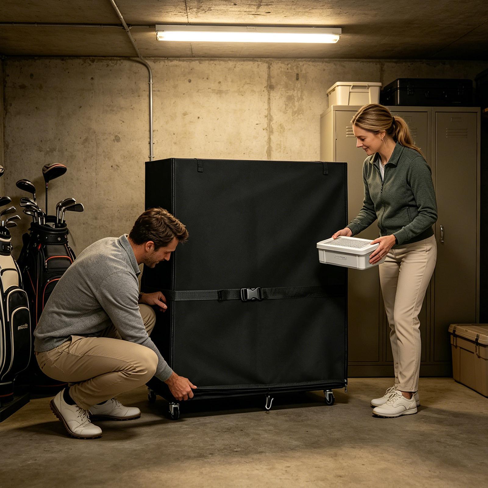 Capa de armazenamento para bol - Golf Equipment Garage Organizer avaliação e preço