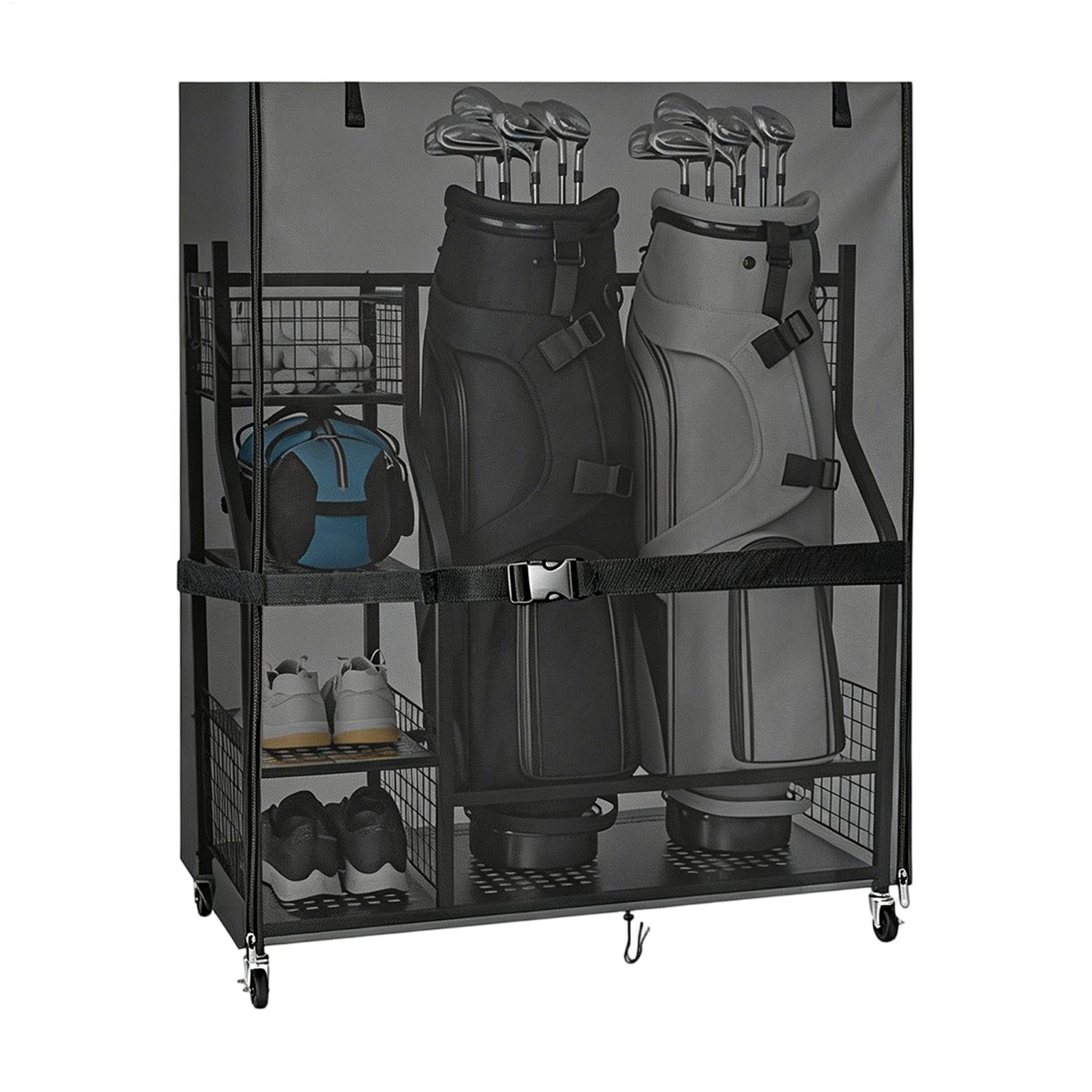 Capa Protetora de Pó para Rack - Golf Equipment Garage Organizer avaliação e preço