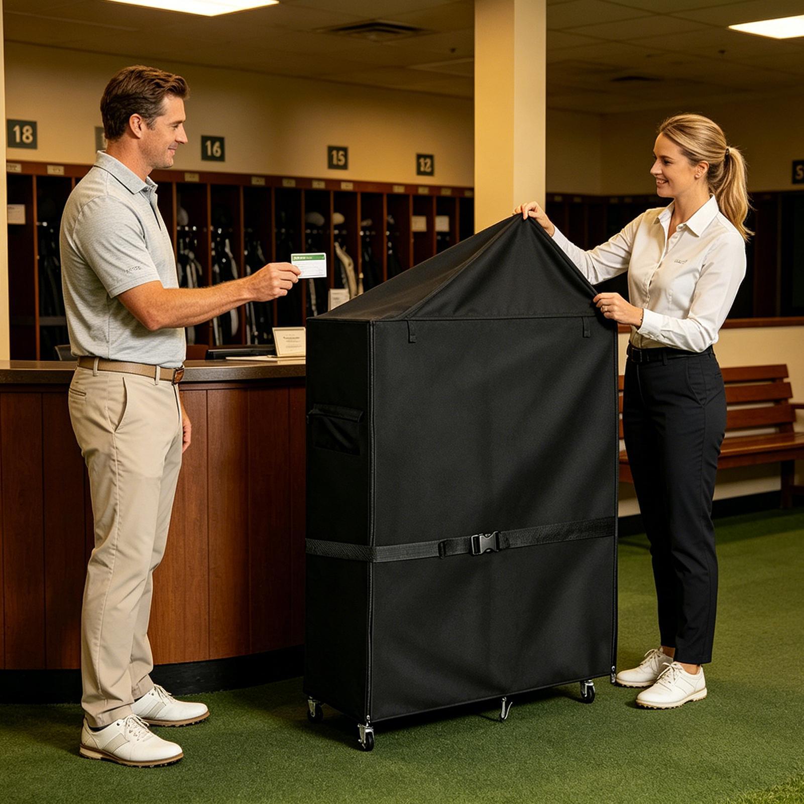 Capa Protetora de Pó para Rack - Golf Equipment Garage Organizer avaliação e preço