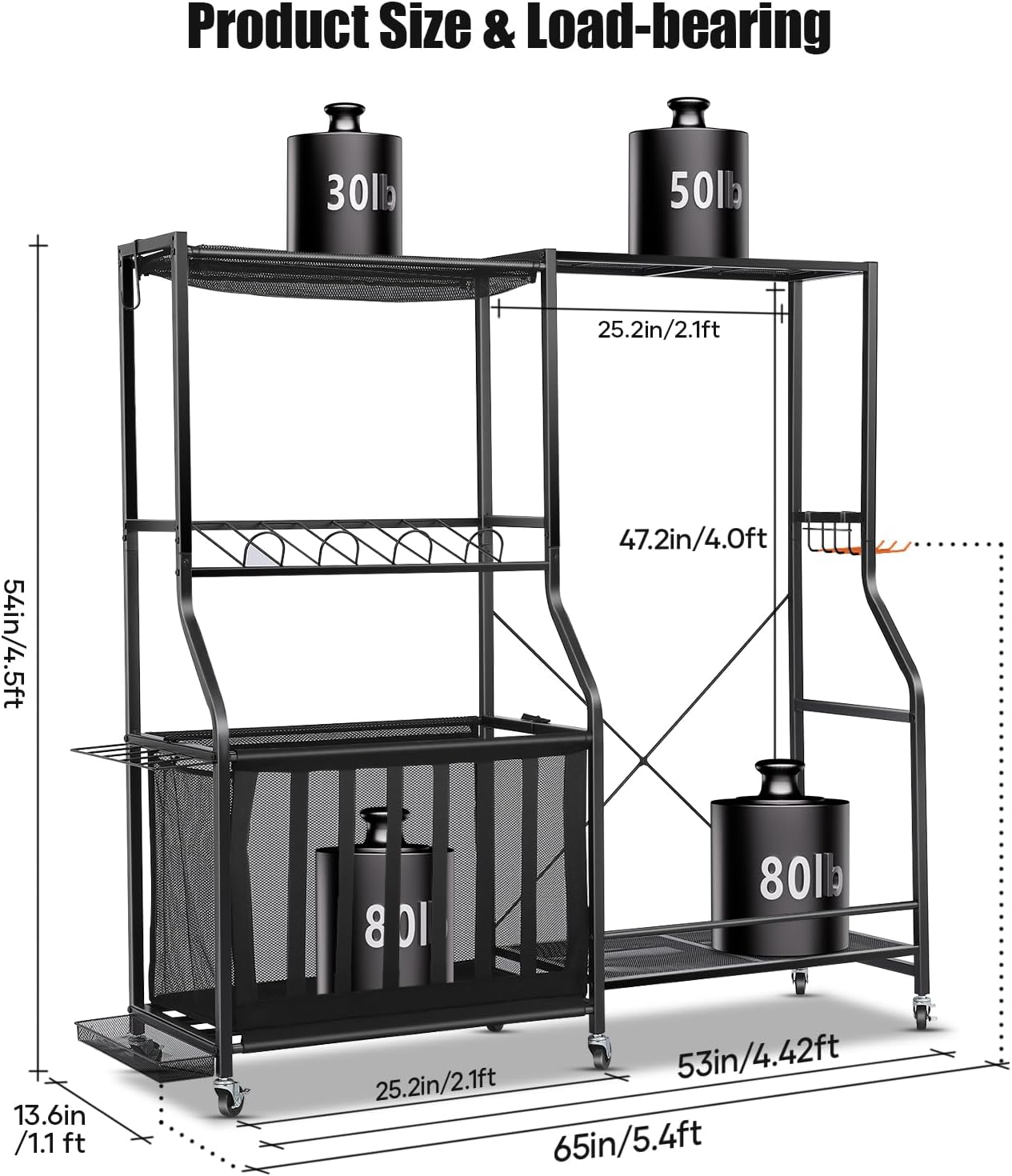 Organizador de Equipamentos Es - Golf Equipment Garage Organizer avaliação e preço